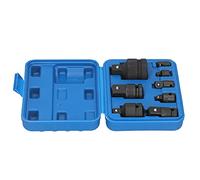 ACOGEDO 8-Piece Pneumatic Sleeve Adapter Socket Set with Dual-Ended Explosion-Proof Heads for Vehicle Repair - Phosphated Steel with Portable Toolbox