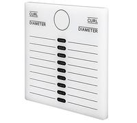 ACOGEDO Acrylic False Eyelashes Extension Tray with Glue Sticker Holder, 7mm-15mm Scale Marks, 18 Rows Storage for Salon Use, Eco-Friendly and Impact Resistant