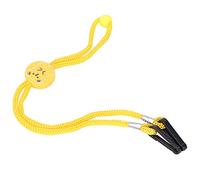 ACOGEDO Adjustable Nylon Ear Lanyard with Cartoon Pattern for Comfortable Mouth Muffle Use - Lightweight and Safe for Kids and Adults, Blue (Yellow)