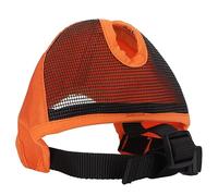 ACOGEDO Adjustable Short Snout Dog Muzzle with Breathable Mesh Design for Bulldogs, Pugs, and Chihuahuas - Gray Medium Size Training Mask for Bark Control (M)