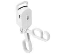 ACOGEDO Advanced Heated Eyelash Curler with Adjustable Temperature - Rechargeable Electric Lash Curler for Long Lasting Curl - White (White)