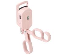 ACOGEDO Advanced Heated Eyelash Curler with Adjustable Temperature - Rechargeable Electric Lash Curler for Long Lasting Curl - White (Pink)