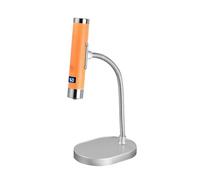 ACOGEDO AI Smart Sensing Nail Lamp Rechargeable UV LED Nail Dryer Cordless Gel Curing Light with Magnetic Stand 30s 60s Timer 800mAh Battery for Salon Home DIY Manicure Pedi (Orange)