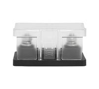 ACOGEDO ANL Holder With LED Indicator M8 Circuit Holder for Car RV Yacht DC48V With 2Pcs 100A Pieces the Current Circuit ANL HolderCar HolderANL Gold Plated HolderFuse (With 2Pcs 100A Fuse Pieces)