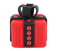 ACOGEDO Annoying Present Box with Screws Novelty Funny 3D Printed Present Box for Storing Toys Holiday Decorations Blue Red That Adds of to Uniq Annoying Box3D Printed (Red Black)