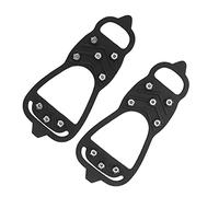 ACOGEDO Anti Slip Ice Cleats with 8 Steel Shoe Spikes for Enhanced Walk Traction on Snow - Crampons for Hiking & Outdoor Activities (M)