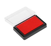 ACOGEDO Baby Footprint Ink Pad Safe Reusable Meaningful Easy Cleaning Print Pad with Paper for Babies and Pets Black Ink Your Handprints Memories Footprints Material Memories (Red)