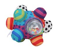 ACOGEDO Baby Rattle Ball Soothing Intelligence Development Infant Handbell Educational ToysRound Visual After Tactile Baby The Which a Made of Materials are 's Rattle (Round)