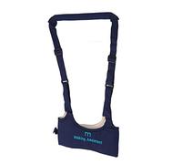 ACOGEDO Baby Walking Harness Adjustable Toddler Walking Aids Belt with Skin Friendly Material Prevent Back Pain and Getting Lost Handheld Kids Walker Helper Navy Blue (Navy Blue)
