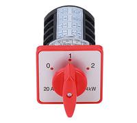 ACOGEDO BERM Cam Changeover Switch 4 Terminals 3 Position Selector AC380V 20A for Motor Control