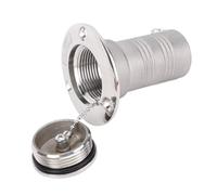 ACOGEDO Boat Deck Fuel Filler 38mm 316 Stainless Steel Highly Polished Marine Deck Filler for Yacht Freighter Speedboat RV the Is High Gra Boat Fuel CapMarine