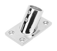 ACOGEDO Boat Hand Rail Base 7/316 Stainless Steel Marine Rectangular Handle Railing Fitting for Ships Yachts 90° Resistant to Long Ma Boat Hand Rail BaseBoat FittingBoat (60°)