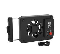 ACOGEDO Camera Cooling Fan, 5 Speed Settings with 350mAh Battery for RP A7M4 A7C ZVE10 FX30 R5 Cameras, Spring Loaded Design for Side Flip Screen
