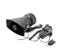 ACOGEDO Car Megaphone 7 Tone Alarm Horn 12V 110dB Loud Speaker Fire Alarm Ambulance Blaring Siren 110dB Clear the Striking Be Road Avoid Horn Effectively the the of 5 Tone