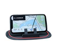 ACOGEDO Center Console Phone Holder 2-in- Car Mount with Non-Slip Silicone Pad for & - Compact Dashboard Stand (Black)