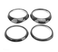 ACOGEDO Central Control Outlet Trim Rings Carbon Fiber Decoration Fit for 2016-2020 2016-2020 Made Qual Central Control Vent TrimCentral Outlet RingsCentral