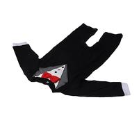 ACOGEDO Charming Baby Tuxedo Onesie with Bow Tie Black 80cm - Long Sleeve Newborn Gentleman Romper Jumpsuit for Special Occasions