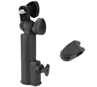 ACOGEDO Convenient Push Trolley Umbrella Holder with Adjustable Plastic Stand for Pull Cart - Black Essential Umbrella Storage Accessory for All-Weather Play