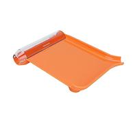 ACOGEDO Counter with Spatula Counting Tray Non-Contact Clean Dispenser with Transparent Lid Ergonomic L Shape Spatula for Elderly Hand Disease Patients
