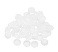 ACOGEDO Disposable Eyelash Ring Holder with Unique Flower Design for Easy Eyelash Application, Divided Glue Cup, Professional Use, 100Pcs Set