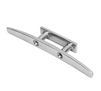 ACOGEDO Dock CleatDeck Cleat10in Deck CleatStainless Steel CleatBoat Mooring Accessories 10in Low Flat Dock Cleat 2 Hole Deck Rope Holder Tie Down 316 Stainles Teel Accessory for Boat