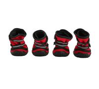 ACOGEDO Dog Hiking Shoes Strong Slip Sole Summer Breathable Adjustable Reflective Pet Protectors S Which a Texture Anti It Sole Anti Strong Slip Covered boots' Composite (M)