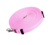 ACOGEDO Dog Leash 32 8ft Portable Dog Training Leash for Large Dogs Hiking Camping Training Swimming a Metal the on Pet LeashDog LeashAdjustable LeashDog Rope (Pink)