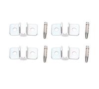 ACOGEDO Door Check Bracket and Pin Set 4 Pack for Front Rear Doors Replacement for Cherokee XJ 1984-2001 2 Door 4 with Metal Limit Brackets Pins OEM 55002361 55012900A