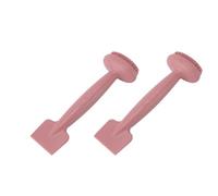 ACOGEDO Dual Ended Silicone Face Brush Applicator for Mud Masks - Pink Facial Cleansing Tool for Spa-Quality Skincare (Pink)