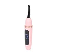 ACOGEDO Electric Eyelash Curler with Intelligent Temperature Control and USB Charging - Heated Handheld Curler for Long-Lasting Curl and Anti-Scald Design in Pink (Pink)