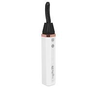 ACOGEDO Electric Heating Eyelash Curler USB Charging Portable Eyelash Curling Tool with Three-Level Temperature Control White (White)