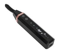 ACOGEDO Electric Heating Eyelash Curler USB Charging Portable Eyelash Curling Tool with Three-Level Temperature Control White (Black)