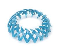 ACOGEDO Expandable Bird Hair Clamp/Holder Holder - Retractable Beige Ponytail & Bun Clamp for Women - Secure Non-Slip Hair Claw for All Styles (Blue)