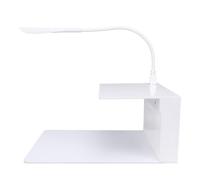 ACOGEDO Eyelash Extension Pillow Shelf Stand with LED Light and Adjustable Brightness for Precision Lash Work, Acrylic Lash Pillow Shelf Organizer for Beauty Salons