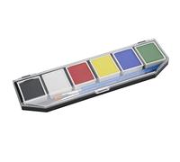 ACOGEDO Face Paint Kit Safe Water Soluble Paint Palette for Body and Face Painting - 6 Colors, and Quick Drying 60g Halloween Makeup Kit