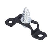 ACOGEDO Fasteners, Concealed Built-In Connector Metal Buckle Invisible Connector Screw Fasteners 60 Set 2in 1 Cold Rolled Steel for Cabinet Wardrobe Combination Accessories (half pass)