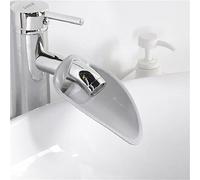 ACOGEDO Faucet Extender Spout Wash Helper Silicone Hand Washing Faucet Extender Sink Handle Grey to About Not Splashing the the Avoid Water Out With do Spout Wash (Gray)