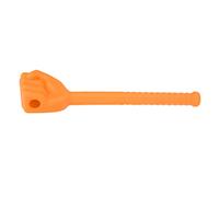 ACOGEDO Fist Massage Hammer Multi-Functional Silicone Pat Tool with Anti-Slip Handle for Effective Meridian Massage - Orange (Orange and Yellow)