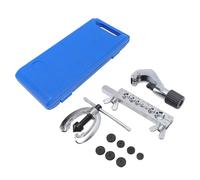 ACOGEDO Flaring Tool Kit, Multifunctional Metal Brake Line Flaring Tool with Reamer Cutter and Multiple Clamps, for Copper Aluminum Pipe in Installation Repair (89153)