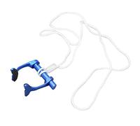 ACOGEDO Freediving Nose Clip Swimming Nose Plugs With Anti Lost Strap for Diving Beginners TrainingBlue Adjusted and Can Has to Neck Anti Fixed the Design With Length Freediving (Blue)