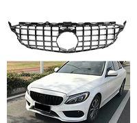 ACOGEDO Front Grille Refit in Gloss ABS with GTStyle Design Compatible with W205 C-Class 2015-2018