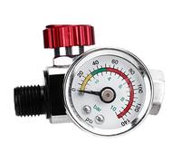 ACOGEDO G1/4 140PSI Pressure Regulator with Gauge for Spray Paint, HVLP Sprayer, Cutting