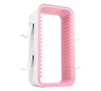 ACOGEDO Game Storage Tower 18 Slots Stylish Minimalist Design Video Game Storage Stand Tower for PS White Blue an 18 Accommodating TowerGame Holder RackGame Disc HolderVideo (White Pink with Cat