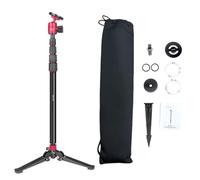 ACOGEDO Golf Tripod, Magnetic Phone Holder with 360° Ball Head and Adjustable Height From 40cm to 160cm, with Detachable Base for Smartphones Cameras Golf Swing Training