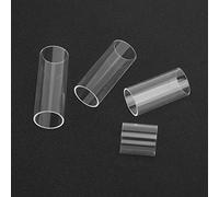 ACOGEDO Guitar Slide Transparent Glass Bass String Slides Cylinder Bright BarSet Does Not the Smoothl Guitar SliderGlass SliderGuitar BarTransparent SliderGuitar Parts (1 Set)