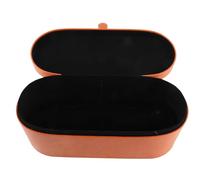 ACOGEDO Hair Styling Tool Storage Bag Proof Scratch PU Leather Portable Hair Dryer Storage for Home and Travel (Style 2)