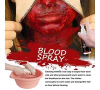 ACOGEDO Halloween Special Effects SFX Makeup Kit for Zombie | Create Scars with Fake Blood Gel, Skin Wax, and Latex for Halloween Cosplay (Set 1: Halloween cosmetic bag)