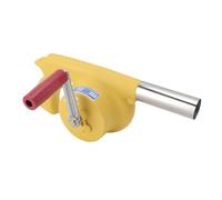 ACOGEDO Hand Crank BBQ Fan Increase Firepower Portable Barbecue Blower for Outdoor Camping Barbecuing Yellow Firepower Providing Hand Crank BBQ FanBBQ Fan BlowerHand BlowerHand (Yellow)