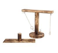 ACOGEDO Handheld Board Games with Ladder Wooden Hooks Board Interactive Game Toy for Kids Adults of Wood and Our and Carefully Piece Hand-made Each The Is Grooves Handheld Hook