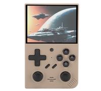 ACOGEDO Handheld Retro Game Console 3.5 Inch IPS Screen Open Source Portable Video Game Console with Dual 3D Joysticks 64GB Small Memory Card for Kids Purple Lamination the OCA Retro (Gray)